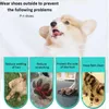 Hundebekleidung, 8 Stück, Vliesstoff, Haustierschuhe, weiße Schutzstiefel, Einweg-Überschuhe für Outdoor-Aktivitäten von Haustieren