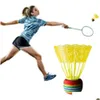 Badminton Shuttlecocks 12 szt. Plastikowe sportowe piłki treningowe w Cork Kids Air Nylon 230609 Drop dostawa DHCBC