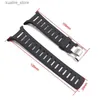 Bracelets de montre accessoires bracelet en caoutchouc souple pour SUUNTO série T T1 T1C T3 T3C T3D T4C T4D hommes femmes bracelet L240307