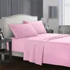 PRO effen kleur dekbedovertrek mode kleurrijk beddengoed set kussensloop Twin Queen Kingsize bed 240226