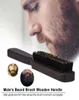 Men039s Beard Brush Wooden Mustache Comb Male Facial Hair Shaving Brush For Barber Salon Cleaning4016553