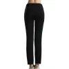 Capris Women Summer Wear Solid Color Full Length Long Pants Lady Super Elastic Yoga Pants Roose Elastic Wasit Fashion Ounsers