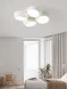 Taklampor minimalistisk kreativ designer ljus i sovrum rund lampa