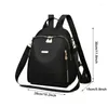 School Bags Fashion Oxford Cloth Backpack Lightweight College Student Leisure Large Capacity Travel Girls Rucksack