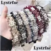 Hårtillbehör Lystfac Korean ins Simple Burrs Beaded Pearl Hairband For Women Girls Hoop Pannband Dam Drop Delivery Products DHMBS