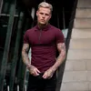 Męskie letnie solidne koszulę polo krótkie rękawie Slim Fit Polos Fashion Streetwear Tops Men Men Fitton Fitness Sport Casual Golf Shirts 240306