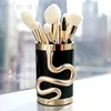 Makeup Brushes Snake Makeup Brushes Set concealer Contour Eye Shadow Cosmetics Borstes Blushing Powder Blending Brush Kit 10pc för smink