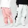 Pantalons de ski étanche pour les hommes, pantalons de vent, pantalon de neige, ensemble de vestes de ski, marques de ski et de snowboard, hiver, nouveau