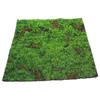 Dekorativa blommor Simulerade Moss Lawn Artificial Turf Garden Rugs Fake Grass för inomhusväxter Mattmatta