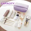 Kosmetische Taschen Doppelschicht-Make-up-Tasche große Kapazität Frauen tragbare Reisetoppels-Organisator Multifunktions Schönheitspeicher Hülle