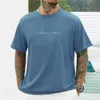 Herr t-shirts enkla sommarmens t-shirt högkvalitativ herr topp vardaglig casual sportskjorta trend nya kläder överdimensionerade löst kort ärm2402