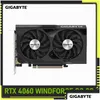 グラフィックカードギガバイトGEFORCE RTX 4060 Windforce OC 8G CARD 8GB 128ビットPCI-E 4.0 GDDR6ビデオダブルファンオーバーロッキングドロップDHJLA