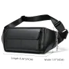 Waist Bag Men Fashion MVA Belt Belly Phone Hight Qulaity Genuine Leather Small Shoulder Male Fanny Pack