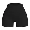 Damesshorts Aangepast LOGO Naadloze driepuntsbroek met schroefdraad Yoga Hoge taille Gym Sport Hardlopen