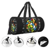 Duffel Bags Bonito Math Ru Travel Bag Bik Presentes Magic Cube Imprimir Grande Capacidade Esporte Masculino Feminino Ginásio Yoga Retro Fitness