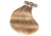 Heel Asblond Menselijk haarbundels 8 27 30 Braziliaans steil haar 10 bundels Remy Human Hair extensions 1624 inch4716058