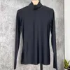 Nuova camicia a camicia bianca nera girevole a manicotto lungo con stile designer di stipite 2024 top vintage primaverili per donnefz2403054