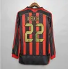 90 91 Retro shirts SOCCER JERSEYS 95 96 97 Gullit 01 02 03 12 14 15 Maldini Van Basten football KAKA Inzaghi 06 07 PIRLO SHEVCHENKO BAGGIO Ac MIlans JERSEY