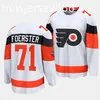 Philadelphia''Flyers''Men Mulheres Juventude Travis Konecny Cam Atkinson Owen Tippett Sean Couturier Morgan Frost Stadium Series Branco Hóquei Jersey