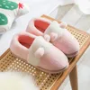 Slippers WTEMPO Cute Animals Winter Toast Women Warm Plush Indoor Home Non-Slip Thick Sole Furry Shoes For Couples