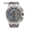 Montre d'affaires chronographe AP montre Royal Oak Offshore série 26400IO.OO.A004CA.02 montre de synchronisation mécanique automatique mâle 44 mm de diamètre