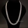 Icy Hot Moissanite Cuban Hiphop Chain 10mm Box Clasp Real S925 Silver Double Rows Ideal Cut Gra Moissanite Cuban Necklace