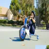 Bicicletas Riprider 360 Drift Trike - Azul 16 Roda dianteira Triciclo de passeio de 3 rodas com rodízios traseiros para crianças de 5 anos ou mais Uni Dhc1D