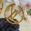 Sales Designer-Ohrringe für Damen, Buchstaben-Kreolen, 18 Karat Gold, Damen-Ohrstecker, luxuriöser Damenschmuck