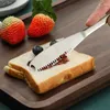 Couteaux à tartiner au beurre et au fromage |Râpe et couteau de table design ergonomique petite fente finition lissante idéale