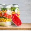 Dinnerware Mason Jar Lids Canning Jars Wide Mouth Jam Covers Leak-proof Storage Caps Reusable