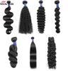 Ishow 838inch Human Hair Weave Bundles 10A Mink Brazillian Straight Body Loose Deep Wave Kinky Curly Brazilian Peruvian9701320