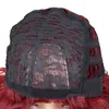 Perruques de cheveux synthétiques courtes vin rouge perruques pour femmes Cosplay perruque femme cheveux bouclés perruque naturelle pour Gril lumière perruque Halloween Costume 240306