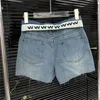 Odwrócone talia szorty dżinsy dla kobiet w talii krótkie spodnie Cool Girl Mini Denim Shorts Streetwear