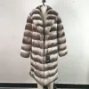 Fur Q.furdream 2022 NOWOŚĆ STYLKA 100 CM DŁUGO BIAŁY Naturalny Rex Rabbit Fur Płot kobiet