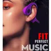 Bluetooth 50 hörlurar Z8 Trådlösa hörlurar Benledning Earphone Outdoor Sport Headset med Mic Box för iPhone Android Phon2239414