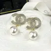 Designer Earrings 18K Gold Plated Diamond Earrings Luxury Earrings Jewelry Accessories Party Gift