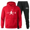Men's Sets 2-piece Hoodies+running Pants Sport Suits Casual Men/women Sweatshirts Tracksuit Hooded Sportswear New Brand Winter