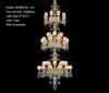 Большая хрустальная люстра Meerosee, классический роскошный новый дизайн, подвесной светильник с абажуром, внутреннее освещение для гостиной, фойе