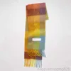 2022 Fashion Europe Senaste Autumn and Winter Multi Color Thicked Plaid Womens Scarf AC med utökat sjalpar varma G0922 51er7