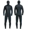 Roupa de banho feminina terno de mergulho neoprene 7mm masculino pesca caça submarina wetsuit surf mergulho ternos divididos combinaison surf