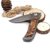 Outdoor Damascus Pattern Tactical Folding Knife Portable Camping Fishing Hunting Survival Knives Defense Pocket EDC Tool