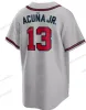 2024 Custom City Jersey 13 Ronald Acuna Jr. 27 Austin Riley Matt Olson Harris II Spencer Strider Morgan Wallen Ozzie Albies Jones Rosario Max Fried Baseball Jerseys