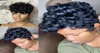 Kadınlar için Kısa Kıvırcık İnsan Saç Perukları Brezilyalı Dantel Ön Pixie Kesme Saç Modeli Bob Wigs9380014