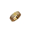 Классическое кольцо Cartres High Version V Золотое женское кольцо LOVE Full Sky Star с легким роскошным бриллиантом и одной прямой трансляцией V1GZ