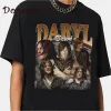 T-shirts retro daryl Dixon grafisk tshirt vintage toppar unisex högkvalitativ TV-serie 90-tal tshirts för män kvinnor tshirts bomull tees