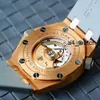Orologio meccanico Orologio funzionale AP Watch Royal Oak Offshore 15711OI.OO.A006CA.01 Macchinario automatico in oro rosa 18 carati/metallo titanio