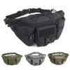 Outdoor Heuptas Heren Tactische Waterdichte Molle Camouflage Jacht Wandelen Klimmen Nylon Mobiele Telefoon Riem Pack Combat Tassen 240223