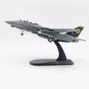 ダイキャストメタル1/100スケールUS F-14D F14 VF-31 TOM CAT MIRITURAL AIRCRAFT MODEL COLLECTION変数変動モードファイターモルデルトイ240223