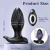 360 ° Rotacja bezprzewodowa aplikacja wibratorowa analna Anal Anal Bluetooth Butt Plug Mężczyznę Massager Prostate Kobiet Ass Dorosły Sex Toys Pary 240227