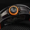 Athleisure Watch Designer Wristwatch RM WIST WATCH RM011-FM Seria męska RM011 Orange Ceramic Limited Edition Mode Mode Sports Sports Mechanical